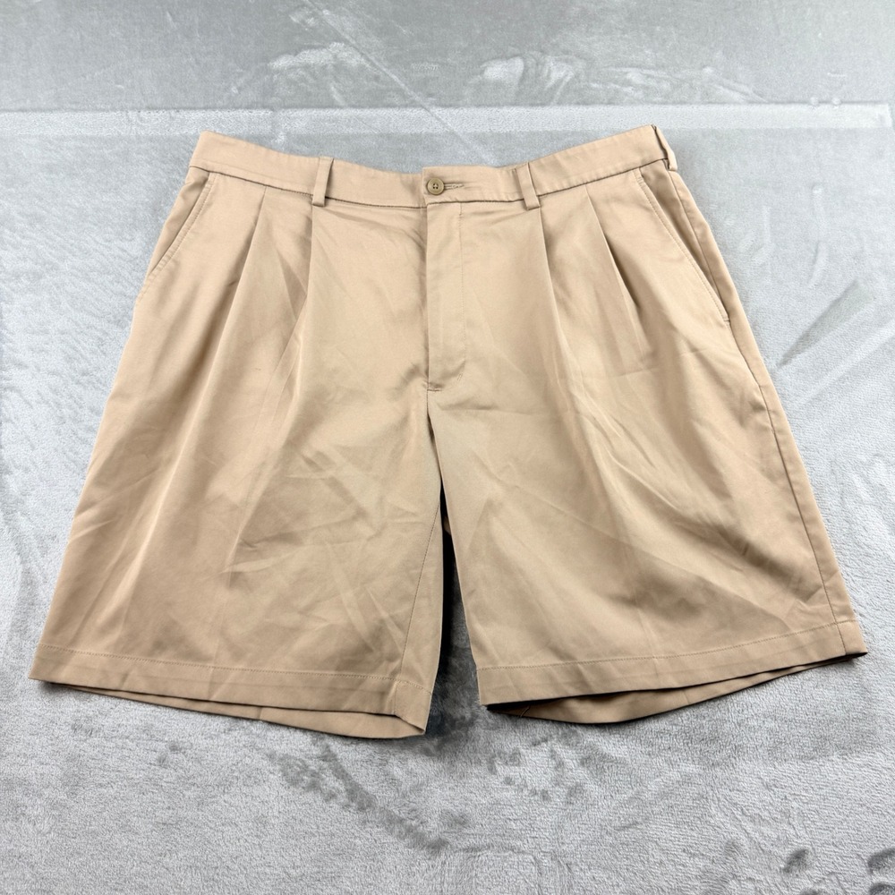 Pro Tour Women's‎ Size 36 Pleated Golf Shorts Tan Khaki